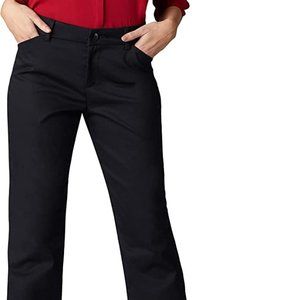 LEE WOMEN'S WRINKLE FREE RELAXED STRAIGHT LEG PANT NEW WITH TAG SIZE 12 LONG